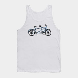 Tandem Bicycle Tank Top